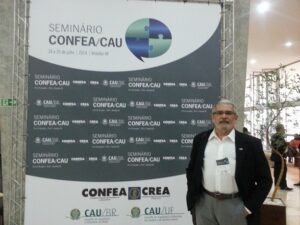 Presidente do CAU/BA, Guivaldo D'Alexandria, no CONFEA/CAU
